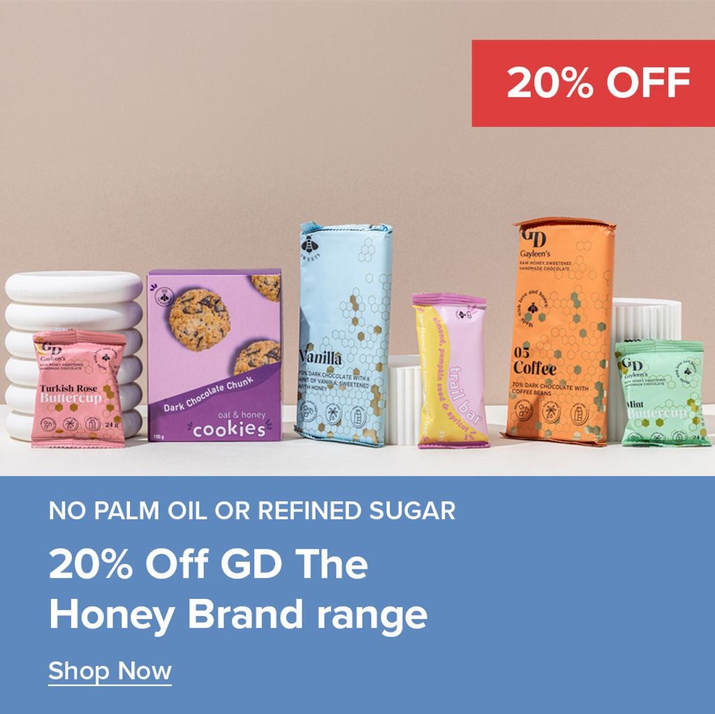 20% Off GD The Honey Brand Range 